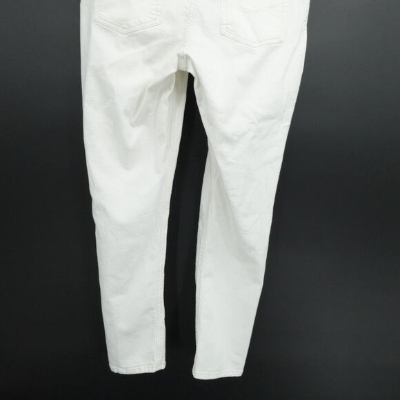 J Jill Pants Womens 16 White Denim Stretch Skinny Casual Classic - Picture 11 of 12